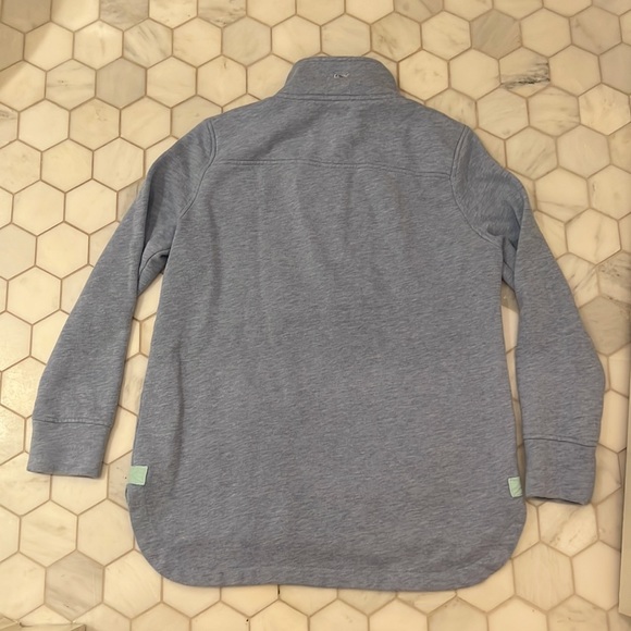 vineyard vines blue pullover jacket - Picture 2 of 3